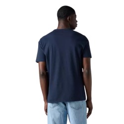 LEVI'S 005GX-0015 ORIGINAL TEE T-Shirt Uomo con Logo Ricamato Blu 2