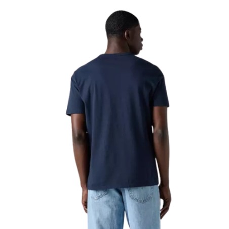 LEVI'S 005GX-0015 ORIGINAL TEE T-Shirt Uomo con Logo Ricamato Blu