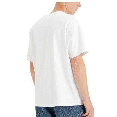 LEVI'S A0637-0000 RED TAB VINTAGE TEE T-Shirt Uomo con Logo Ricamato Bianco