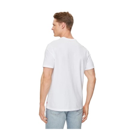 Levi's 39636-0000 SPORTSWEAR LOGO GRAPHIC T-Shirt Mezza Manica Uomo in Cotone Bianco