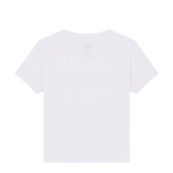 Dickies DK0A88FD0WH1 LOOSE WAVE SS TEE T-Shirt Donna con Logo Frontale Bianco 2
