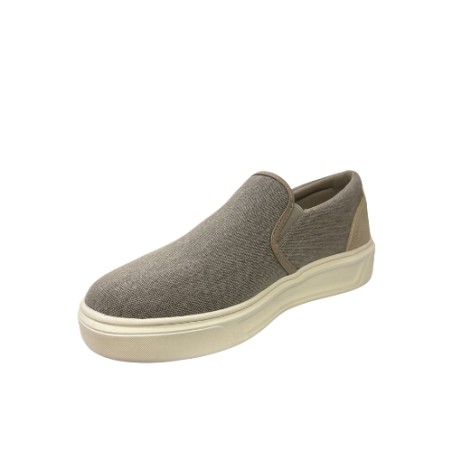 Solo Soprani MAZEL Scarpe Uomo Slip On in Canvas Beige