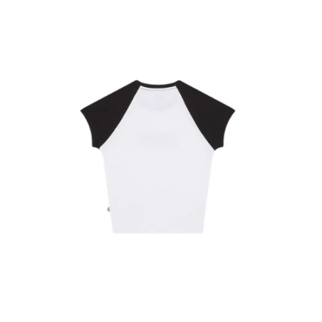 Dickies DK0A883A0WH1 DERBY REGLAN SS TEE W T-Shirt Donna con Logo Frontale Bianco