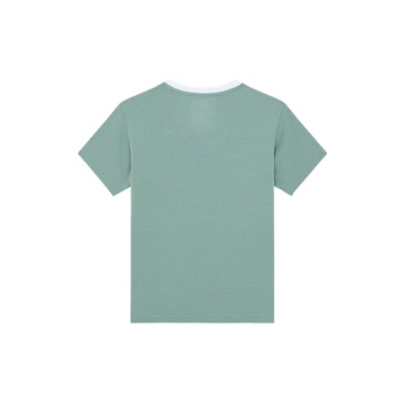 Dickies DK0A88JRL371 PLAINVILLE RINGER SS TEE W T-Shirt Donna con Logo Ricamato Stormy