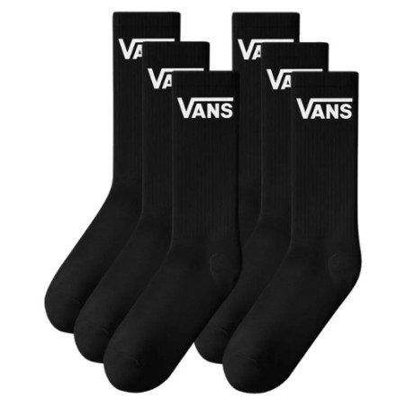 VANS VN000QCBBLK1 CLASSIC CREW Calze Unisex 6PCK Black