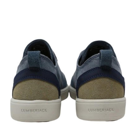 Lumberjack 102269066 GROOVE Sneakers Low Canvas e Seuede Blu