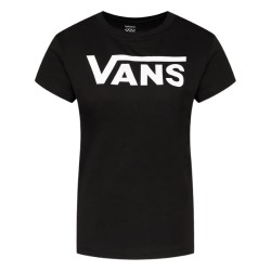 VANS VN0A3UP4BLK FLYING V CREW TEE T-Shirt Donna Nero
