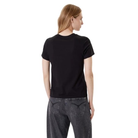 VANS VN0A3UP4BLK FLYING V CREW TEE T-Shirt Donna Nero
