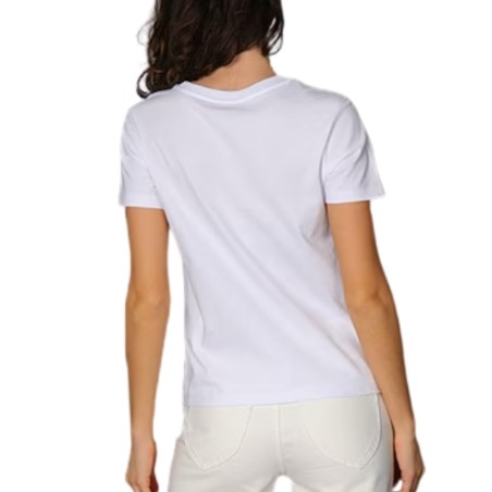 VANS VN0A3UP4WHT FLYING V CREW TEE T-Shirt Donna Bianco
