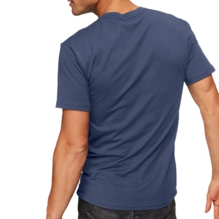 VANS VN000R9XFOB LEFT CHEST SS T-Shirt Uomo Blu