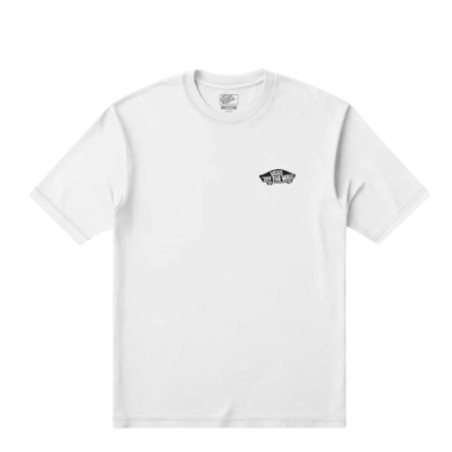 VANS VN000SYDYB21 DOUBLE STANDARD SS T-Shirt Uomo Bianco