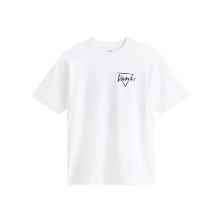 VANS VN000SXEWHT1 PALM DRIVE SS TEE T-Shirt Uomo Bianco