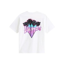 VANS VN000SXEWHT1 PALM DRIVE SS TEE T-Shirt Uomo Bianco 2