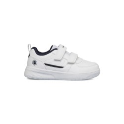 Lumberjack 102268139 FINSTER Scarpe Bambino Sneakers White Navy Blue