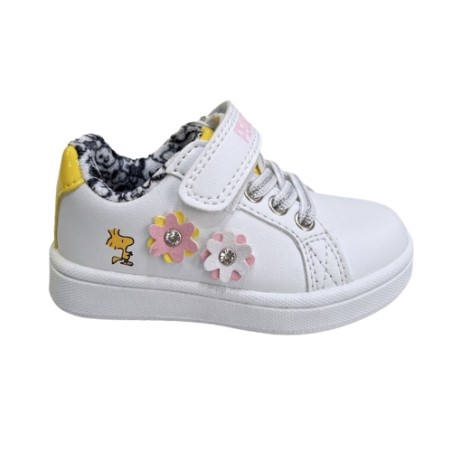 Lumberjack 102277732 SPRINKLES PEANUTS Scarpe Bambina Sneakers Con Strappi White Pink