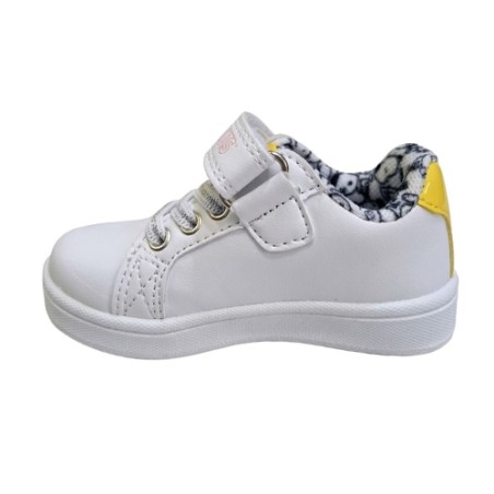 Lumberjack 102277732 SPRINKLES PEANUTS Scarpe Bambina Sneakers Con Strappi White Pink