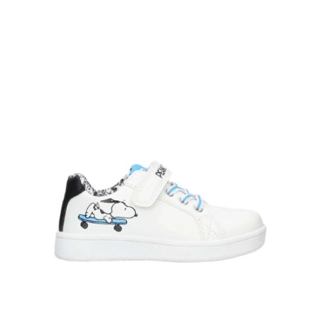 Lumberjack 102277733 SPRINKLES PEANUTS Scarpe Bambino Sneakers Con Strappi White Black