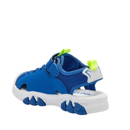 Bull Boys 5194 VELOCIRAPTOR Scarpe Bambino Sandali Lacci Elastici Con Strappo Blu Royal