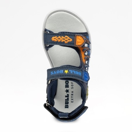Bull Boys 5199 VELOCIRAPTOR Scarpe Bambino Sandali Con Strappi Blu