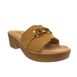 Cinzia Soft NG8977 001 Sandalo Donna Zeppa Media Cuoio 2