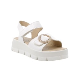 IGI&CO 1160344 Sandalo Donna Platform con Fascia Regolabile a Strappo Bianco 2