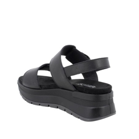 IGI&CO 1178033 Sandalo Donna Platform con Fascia Regolabile a Strappo Nero