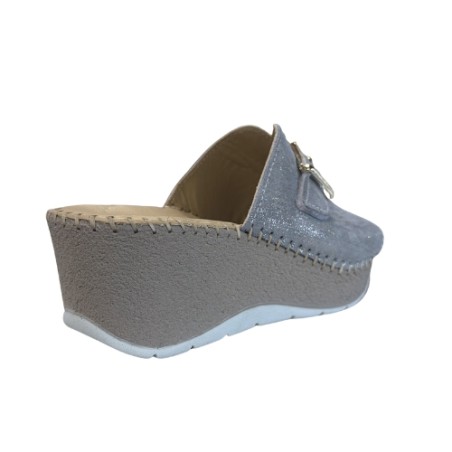 Cinzia Soft IM41006 001 Ciabatta Donna Zeppa Alta Regolabile Sky