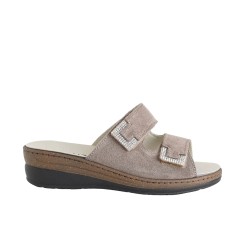 Cinzia Soft NE1091 003 Ciabatta Donna Plantare Estraibile Taupe