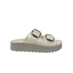 Cinzia Soft GF215S 001 Ciabatta Donna Con Doppia Fascia Regolabile Bianco