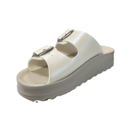 Cinzia Soft GF215S 001 Ciabatta Donna Con Doppia Fascia Regolabile Bianco