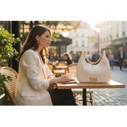 Paciotti 4US TESS 10934 Borsa Donna Da Spalla Milk 2