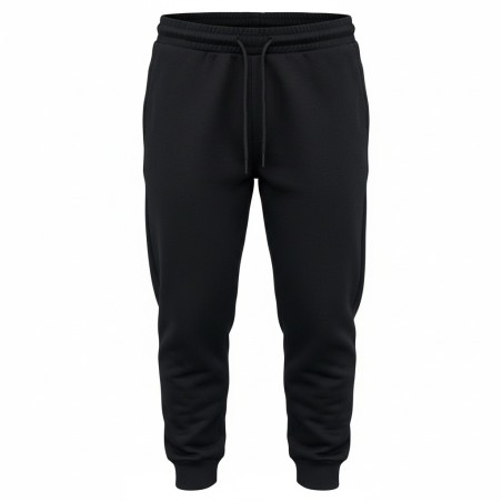 4US Pacciotti 0072 Pantalone Tuta Uomo Embossed Nero
