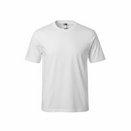 4US Pacciotti 1125 T Shirt Uomo Girocollo Distressed Bianco