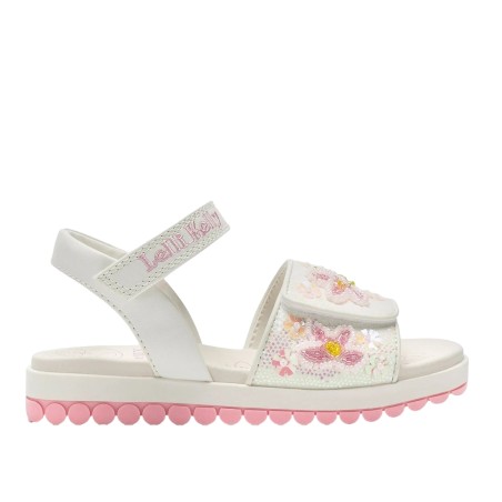 Lelli Kelly LKCD5500 PHOEBE Sandali Bambina Con Fascia a Strappo Bianco