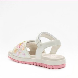 Lelli Kelly LKCD5500 PHOEBE Sandali Bambina Con Fascia a Strappo Bianco 2
