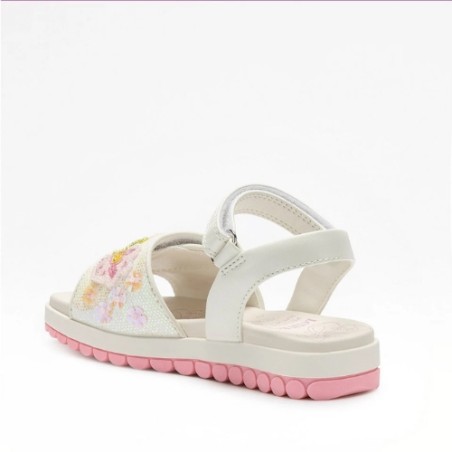 Lelli Kelly LKCD5500 PHOEBE Sandali Bambina Con Fascia a Strappo Bianco