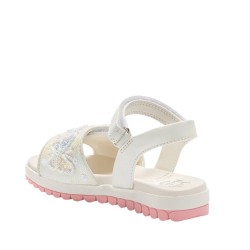 Lelli Kelly LKCD5503 EMERALD Sandali Bambina Con Fascia a Strappo Bianco 2