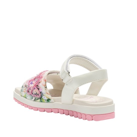 Lelli Kelly LKCD5501 SERENA Sandali Bambina Con Fascia a Strappo Bianco