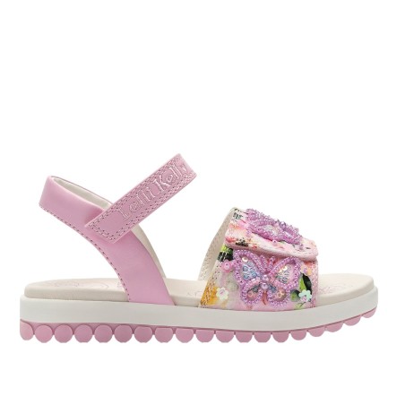 Lelli Kelly LKCD5501 SERENA Sandali Bambina Con Fascia a Strappo Rosa