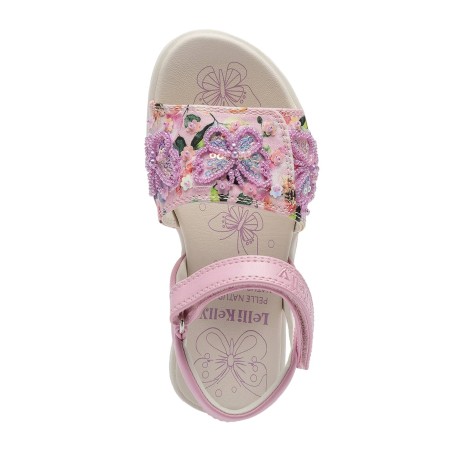 Lelli Kelly LKCD5501 SERENA Sandali Bambina Con Fascia a Strappo Rosa