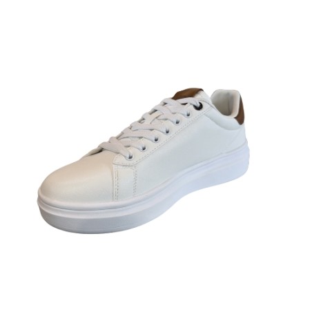 U.S. Polo Assn. CODY010B Sneakers Uomo Stringate White/Cuoio