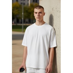 GC Luxury BV576 T-Shirt Uomo Filo di Scozia Bianco 2