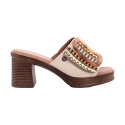 Refresh 172522 Sandali Donna con Tacco Alto Beige