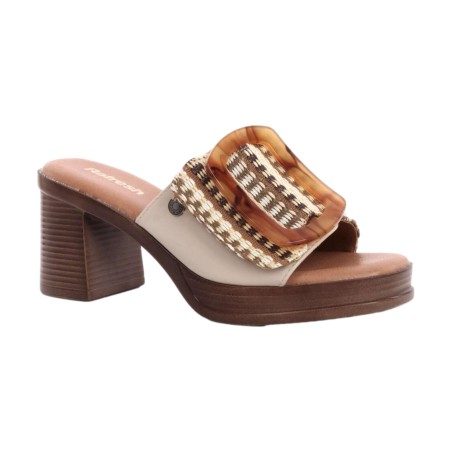 Refresh 172522 Sandali Donna con Tacco Alto Beige