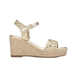 XTI 145453 Scarpe Donna Sandali con Zeppa Oro