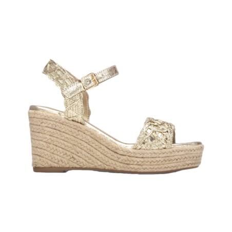 XTI 145453 Scarpe Donna Sandali con Zeppa Oro
