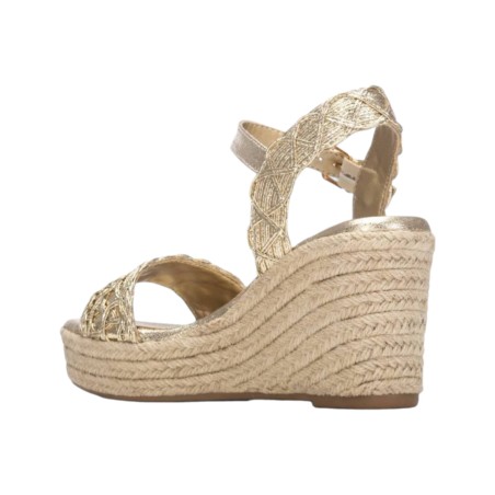 XTI 145453 Scarpe Donna Sandali con Zeppa Oro