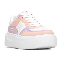 Refresh 175023 Scarpe Donna Sneakers Platform Stringate Nude 2