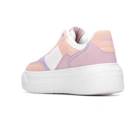 Refresh 175023 Scarpe Donna Sneakers Platform Stringate Nude