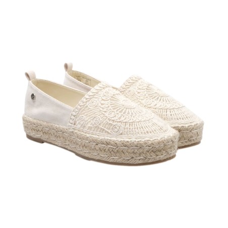 XTI 143870 Espradrillas Donna Con Dettagli a Intreccio Beige